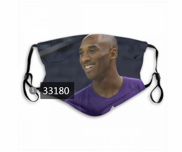 2021 NBA Los Angeles Lakers 24 kobe bryant 33180 Dust mask with filter